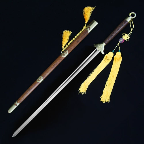 Hongyue Wudang Taiji Меч меч из нержавеющей стали Мягкий меч Чен Шикс, выступая на боевых искусствах, меч, меч, длинная ручка меч