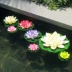 Hồ bơi giả hoa sen giả hoa lily nhựa cho phật sen sen lá hoa giả trang trí hoa cao hoa nhân tạo cắm hoa - Hoa nhân tạo / Cây / Trái cây Hoa nhân tạo / Cây / Trái cây