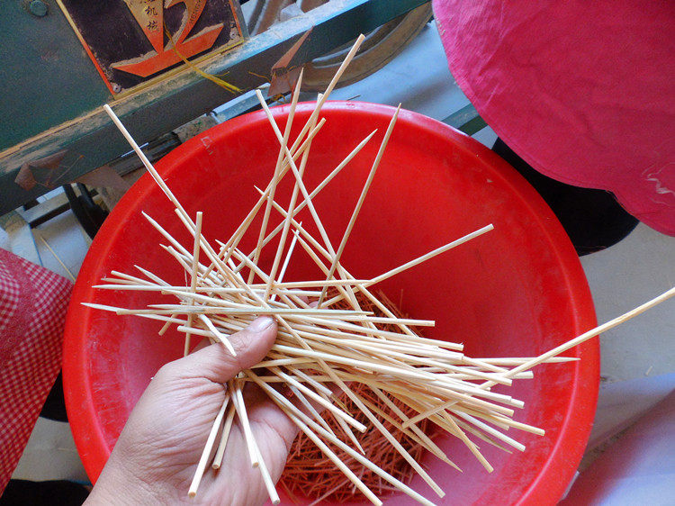 4.0mm*40cm厘米竹签棉花糖,花杆花束,工艺品手工2头平竹签包邮