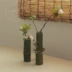 Sáng tạo gốm sứ cốc tre cắm hoa chậu giả nồi tre ống bình trang trí lưu trữ ống tre quà tặng - Vase / Bồn hoa & Kệ