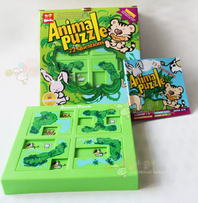 Đồ chơi giáo dục cho trẻ em NIBOBO mê cung động vật rừng ẩn náu và tìm kiếm mèo 3d phát triển đồ chơi trí tuệ tập trung - Đồ chơi IQ