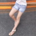 Cô gái quần short denim 2018 mùa hè mới thời trang Hàn Quốc gas trong các trẻ em lớn phần mỏng mặc quần áo trẻ em mùa hè ăn mặc Quần jean