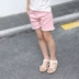 Cô gái quần short denim 2018 mùa hè mới thời trang Hàn Quốc gas trong các trẻ em lớn phần mỏng mặc quần áo trẻ em mùa hè ăn mặc kinh doanh quần áo trẻ em Quần jean