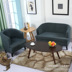 Thiết kế chuyên nghiệp phòng khách giải trí bàn cà phê sofa kết hợp lớp khách sofa trực tiếp hiện đại nhỏ gọn giải trí sofa Ghế sô pha