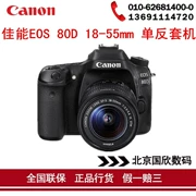 Máy ảnh DSLR kỹ thuật số HD Canon Canon EOS 80D18-55 - SLR kỹ thuật số chuyên nghiệp