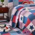 Blue Star Mỹ mùa hè bông quilting là điều hòa không khí mát là một giường nghỉ trưa bìa được bảo hiểm thanh thiếu niên - Trải giường ga giuong dep Trải giường
