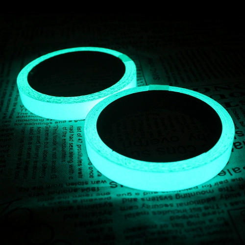 Зеленая супер яркая лента, флуоресцентная наклейка, переключатель