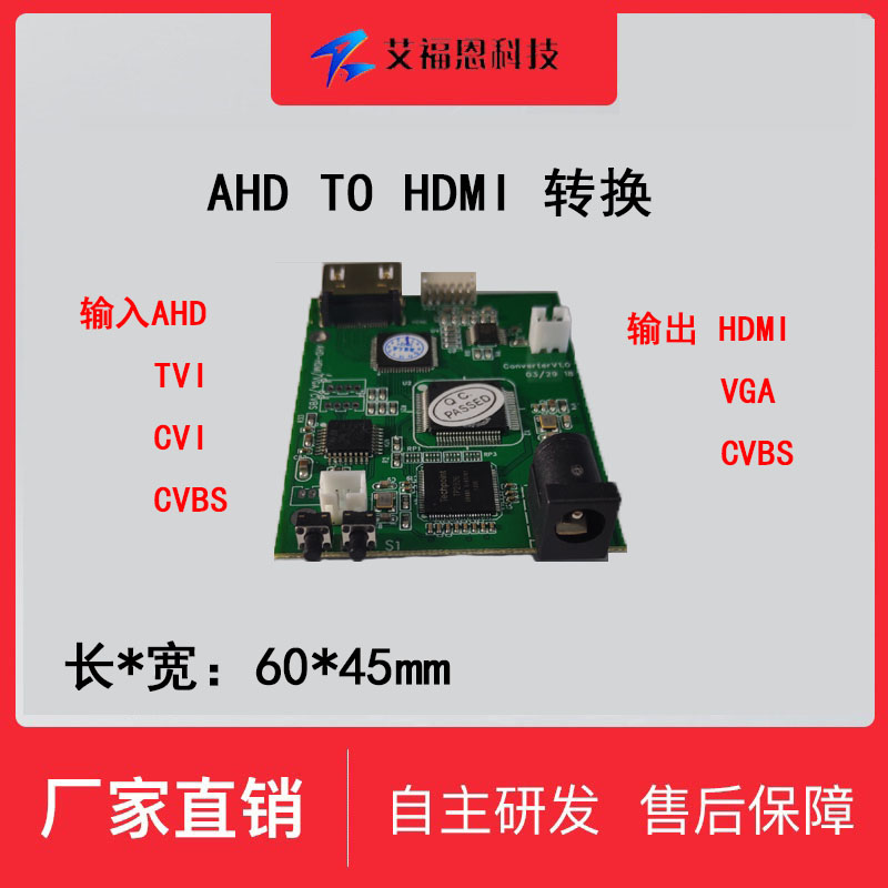 HD    AHD HDMI  1080P 4-  TVI | CVI VGA | CVBS