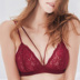 Tò mò đồ lót Miss bralette no rims red red-free goddess drop soft cup bra set - Bộ đồ lót triumph đồ lót Bộ đồ lót