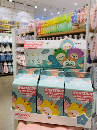 Mingchuang youpin miniso blind qbee qbee qi meng teddy jungle милый орнамент