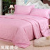 Cotton 100% cotton chăn đơn đôi 1.8m mùa xuân 1,5 m dày rắn giường chăn jacquard satin - Quilt Covers bộ chăn ga gối đệm cưới Quilt Covers