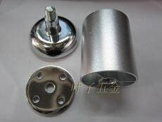 Ножки для тумбочек 拍4只包邮豪华加重型家具沙发支撑脚10cm 砂光银铝合金橱柜脚100