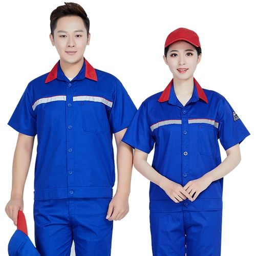 Заправочная одежда Лето и половина -Статическая униформа в летнем костюме