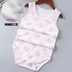 Baby Baby Onesies Summer Lưới Cotton Slim Tay Vest Vest Haber Sling Túi gấp Tam giác Ruffles - Áo liền quần bộ áo liền quần công chúa bé gái Áo liền quần