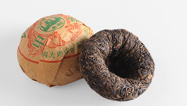 普洱茶2004年土林凤凰甲沱茶生茶100克*5沱组合 十四年陈老茶