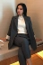 Zhang Jingyi Mùa thu mới phiên bản Hàn Quốc của tay áo tự canh dài tay áo thun nữ hoang dã áo len mỏng phần áo sơ mi Đan Cardigan