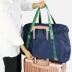 [Đặc biệt hàng ngày] hai lớp kéo que gấp túi du lịch công suất lớn hành lý túi lên máy bay kiểm tra