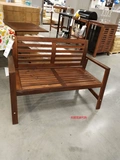 IKEA Wuxi IKEA Внутреннее агентство закупок Aplano Скамейка со спинкой Уличная скамейка Коричневая краска