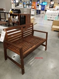 IKEA Wuxi IKEA Внутреннее агентство закупок Aplano Скамейка со спинкой Уличная скамейка Коричневая краска