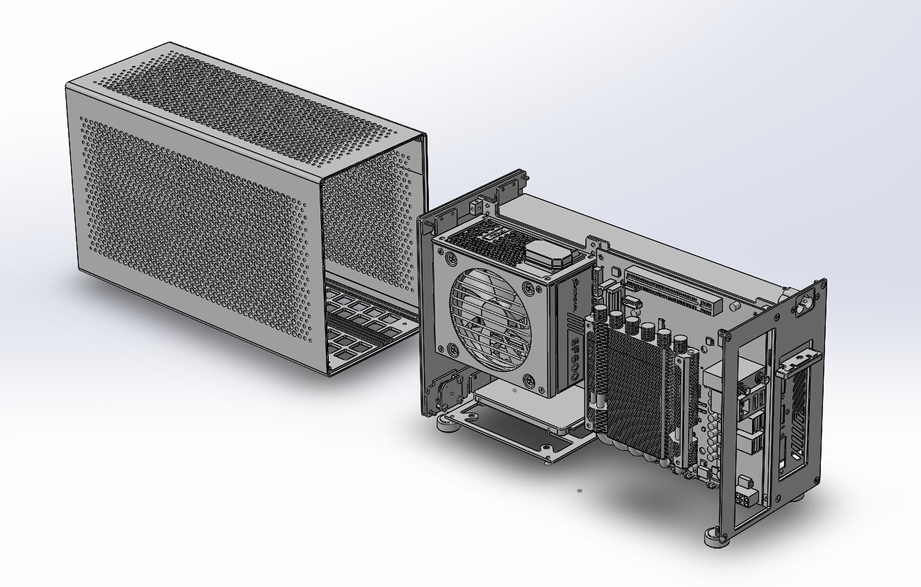 Чертеж корпус mini itx