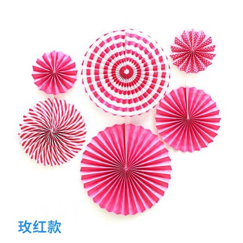 Бумажный фанат цветок творческий подвесной бумага детская детская коридорская аранжировка