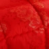 Lớn màu đỏ đám cưới quilt siêu mềm chà nhám đám cưới đám cưới quilt mùa đông là lễ hội thêu lõi, đặc biệt cung cấp