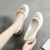 dép tông nam đi biển Mùa Hè Croc Giày Nữ Đế Mềm Giày Sandal Y Tá Giày Bao Đầu Kích Thước Lớn Jelly Garden Giày Chống Trơn Trượt Đi Biển giày Đi Biển các loại dép đi biển dép quai đi biển 