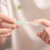 Стеклянный матовый ткань для полировки для ногтей, вощеный напильник для маникюра