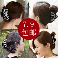 Hàn Quốc đơn giản kim cương-studded clip Hàn Quốc phiên bản của tinh thể lớn tóc bắt vừa tấm tóc kẹp đồ trang sức phụ kiện tóc phụ kiện tóc