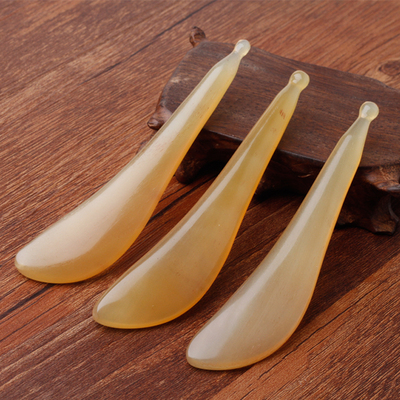 内蒙古天然牛角拨筋棒刮痧棒按摩棒