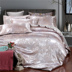 Châu âu satin jacquard bốn mảnh lụa quilt cover rửa tấm bông 1.5 m1.8 2.0 mét bộ đồ giường 4 Bộ đồ giường bốn mảnh