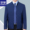 8698 light blue standing collar outer pocket without zipper