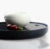 Vật tư khách sạn đặt khói đá khô sáng tạo Thời trang Zen món ăn Ý bộ đồ ăn trang trí đĩa tròn phân tử ẩm thực - Đồ ăn tối Đồ ăn tối