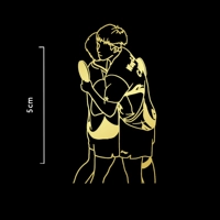 Wang Chuqin Sun Yingsha Cartoon D Type