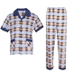 220 kg mặc đồ ngủ cotton chất béo nam giản dị phù hợp với cotton ngắn tay mùa hè cộng với phân bón XXXXXL dịch vụ tại nhà đồ bộ mặc nhà cao cấp Nam giới