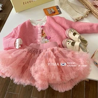 Весенняя мини-юбка, юбка на девочку, в корейском стиле, детская одежда, в западном стиле