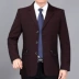 Người đàn ông trung niên áo khoác mỏng áo trung niên người đàn ông giản dị của phù hợp với làn sóng mới áo khoác mùa xuân và mùa thu cha Áo khoác