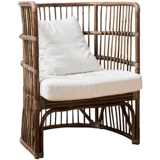 [藤] Ручная виноградная лоза Столт Стул Армрест Высокий Стул Стул Стул Юго -Восточный Азиаский натуральный винтажный ретро -арт