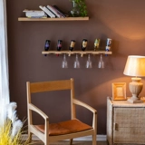 Shihan Simple Wall -Moundated Сплошное деревянное вино красное вино высокое каб -сарафет