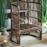 [藤] Ручная виноградная лоза Столт Стул Армрест Высокий Стул Стул Стул Юго -Восточный Азиаский натуральный винтажный ретро -арт