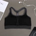 New Young Women Yoga Sports Vest Đơn giản Tự nhiên Cố định Dây đeo đôi Đồ lót Chạy Bra - Đồ lót thể thao áo bra chạy bộ Đồ lót thể thao