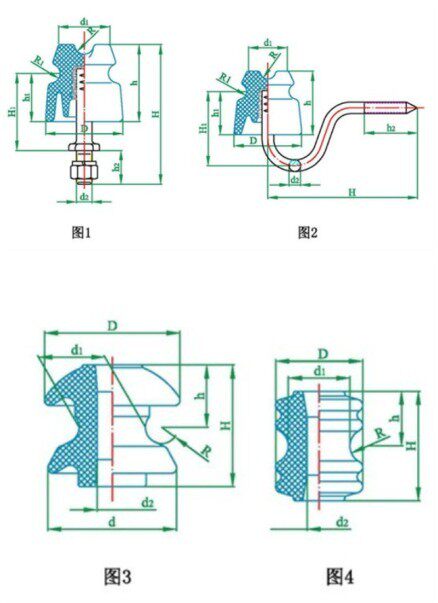 蝶式陶瓷绝缘子 低压瓷瓶ed-.