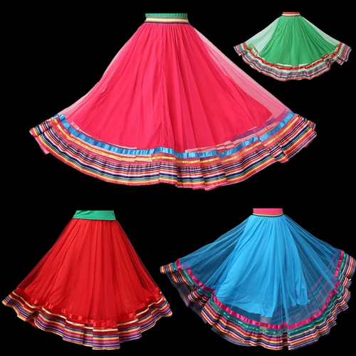 Танцующий весенний комплект, длинная юбка, костюм