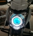 Yamaha bay đến YS150 bay đến YS250 xe máy sửa đổi đèn xenon lắp ráp đèn pha mắt thiên thần đèn ống kính đèn trắng xe máy Đèn HID xe máy