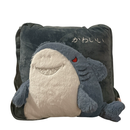 Подушка, одеяло для сна, зимняя складная акула для автомобиля, коллекция 2022