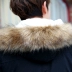 Mùa đông cừu lông trùm đầu bông nam thanh niên áo khoác trong phần dài vài bông quần áo cộng với nhung dày bông áo khoác nam quần áo áo khoác đôi Trang phục Couple