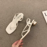 Летние босоножки, французский стиль, коллекция 2022, простой и элегантный дизайн