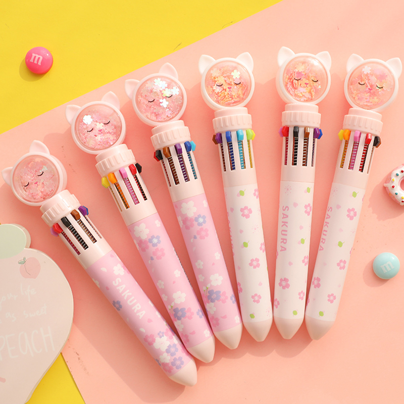 [3] Random Strokesoriginality lovely Color pen student do note special-purpose Internet celebrity Girlish heart good-looking Of Hand account Polychromatic ball pen