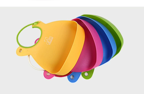 Трехмерный водонепроницаемый детский большой нагрудник для еды, с карманом