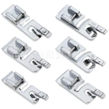 Прямая продажа дома много -функциональная швейная машина 3 мм узкие и широкие повороты и складные швейные нажатые ноги 4 мм6 мм.